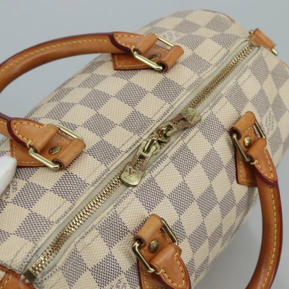 LOUIS VUITTON Damier Azur Speedy Bandouliere 25 Hand Bag N41000 - Picture 6 of 16